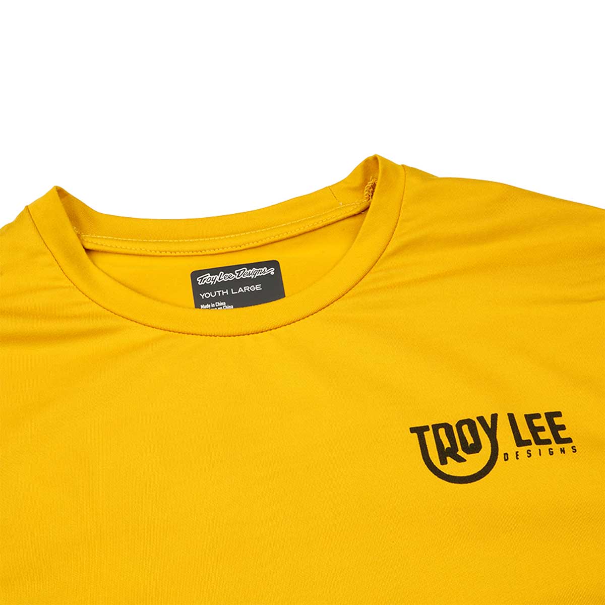 Troy Lee Designs Ruckus Long Sleeve Ride Tee Kids' in Eyez Safron